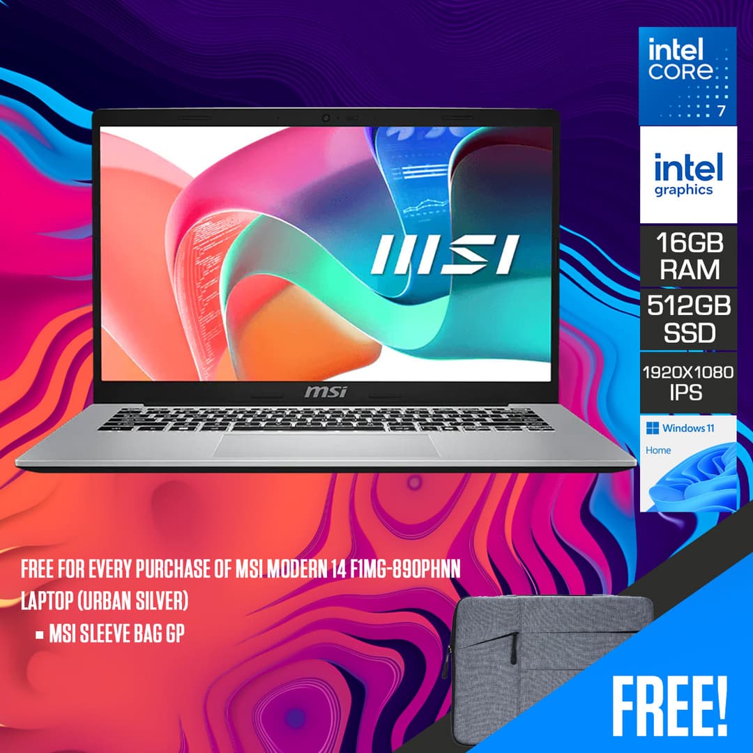MSI Modern 14 F1MG-890PHNN Laptop